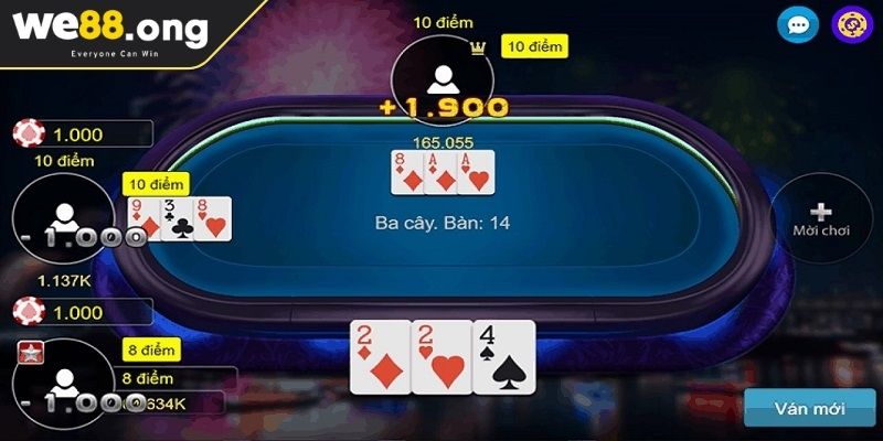 Cấu trúc ván game theo cách chơi Bài Cào online KUBET
